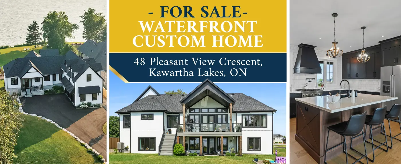 For Sale: Waterfront Custom Home waterfront custom home header graphic