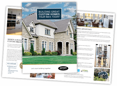 custom homes brochure