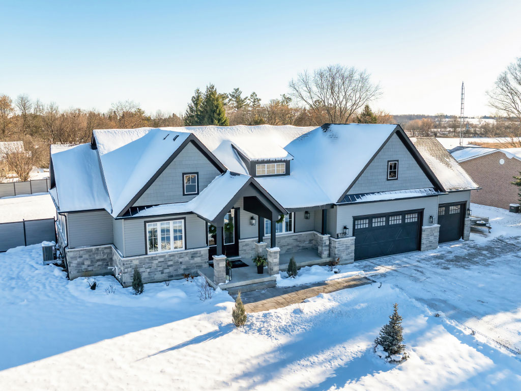 Enfield exterior front aerial view Enfield exterior front aerial view