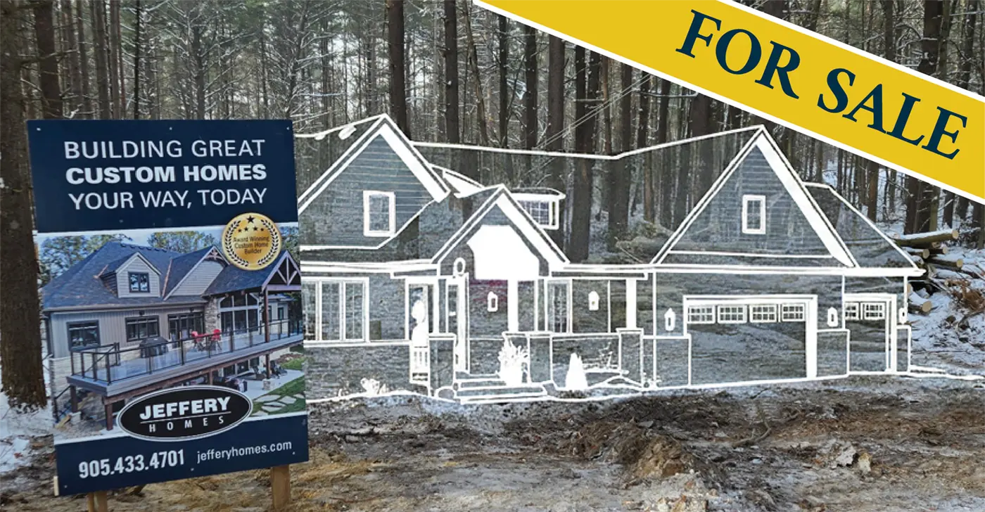 Dream Home to be Built on Burketon Wooded Lot burketon custom home graphic