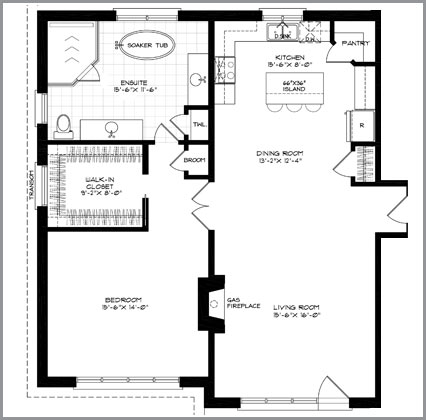 in-law suite floor plan